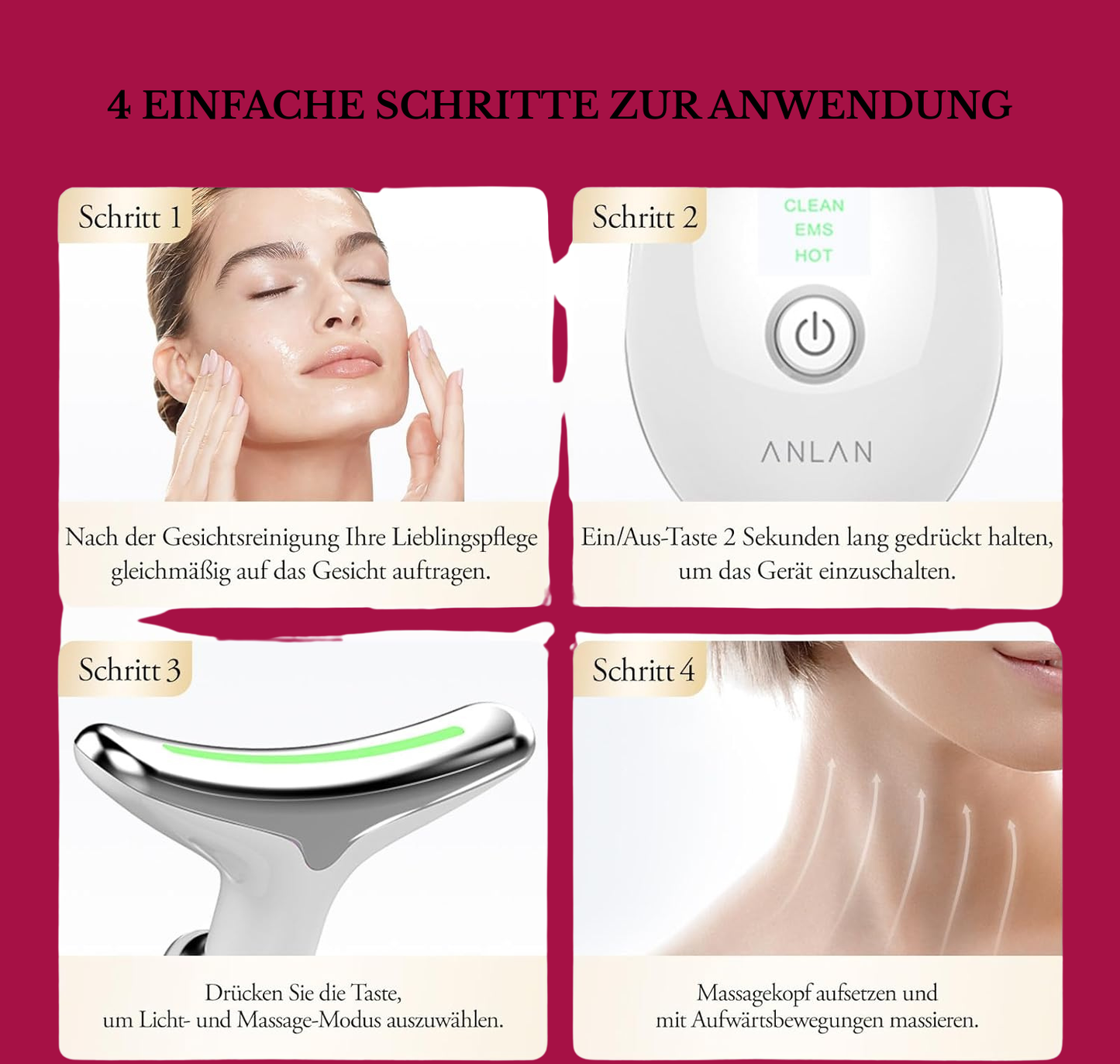 SkinGlow Lifter - Gesichtsliftgerät für straffere Haut