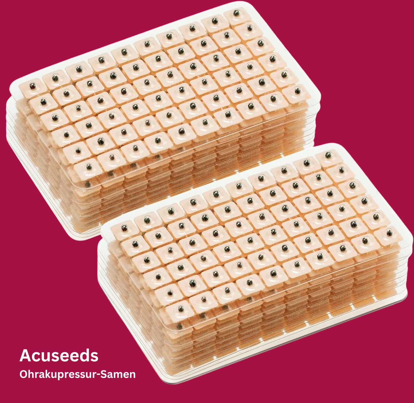 Acuseeds - Ohrakupressur-Samen zur natürlichen Schmerz- und Stresslinderung