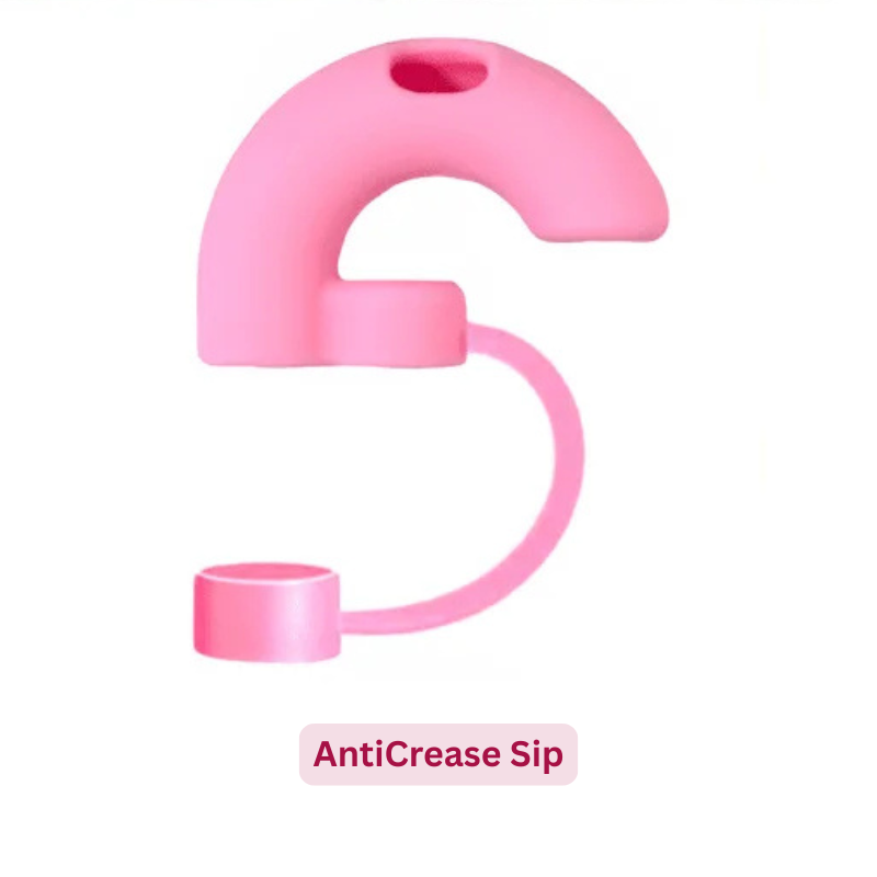 AntiCrease Sip - Anti-Falten-Strohhalmaufsatz aus Silikon