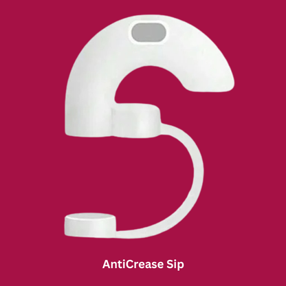 AntiCrease Sip - Anti-Falten-Strohhalmaufsatz aus Silikon