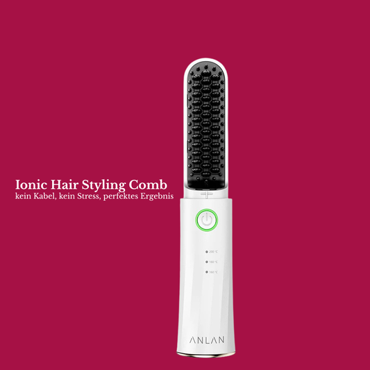 Ionic Hair Styling Comb - kabelloser Haarglätterbürste