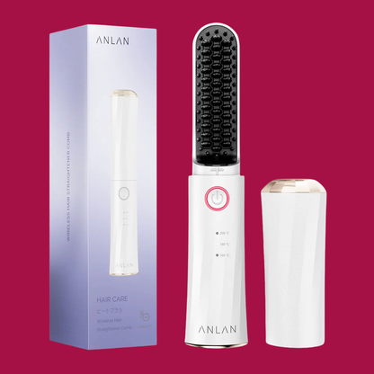 Ionic Hair Styling Comb - kabelloser Haarglätterbürste